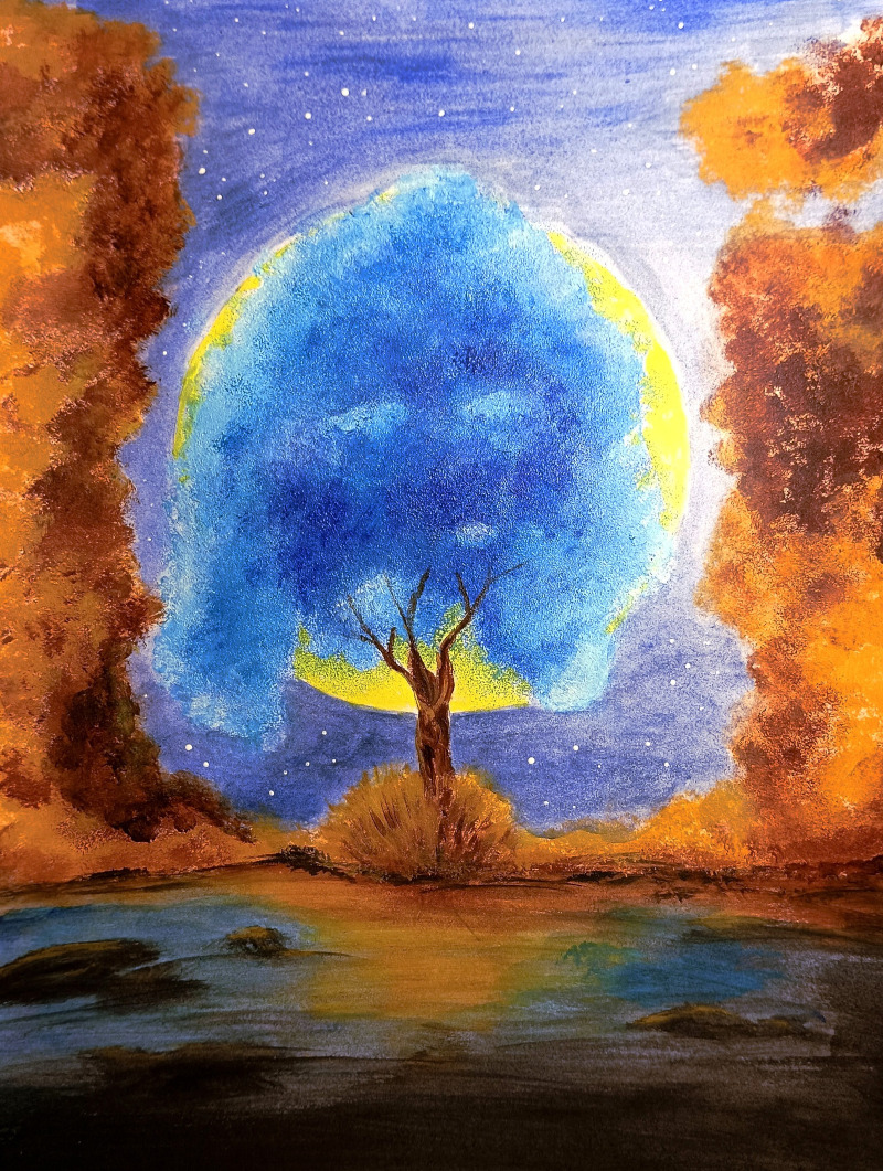 L'arbre blau