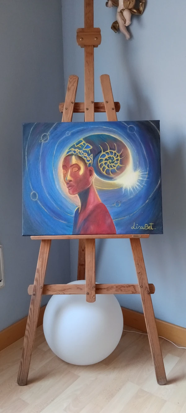 Dona còsmica, connexió amb la Vida. Tanco els ulls i s'obre el món.